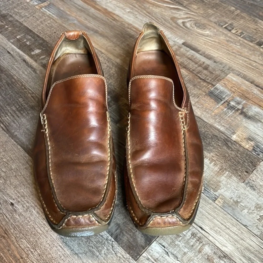 COLE HAAN by Nike-Air Men’s Brown Leather Loafers, Size 11.5